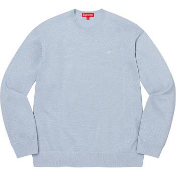 Turquoise Supreme Metallic L/S Top Sweaters | Supreme 295VD